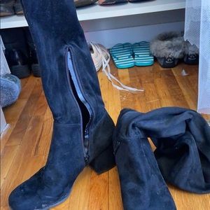Gently used knee high boots, size 9.5